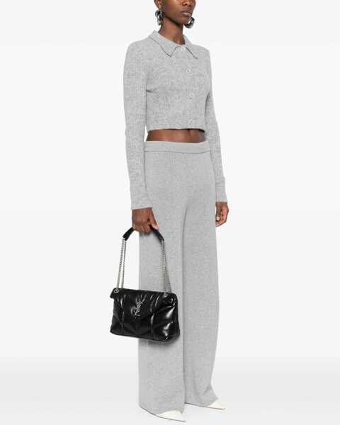 Genti de umar Saint Laurent Loulou Puffer Bag Small BLACK Femei (BM 18168277) 2