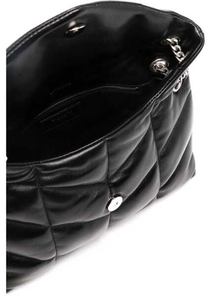 Genti de umar Saint Laurent Loulou Puffer Bag Small BLACK Femei (BM 18168277) 5
