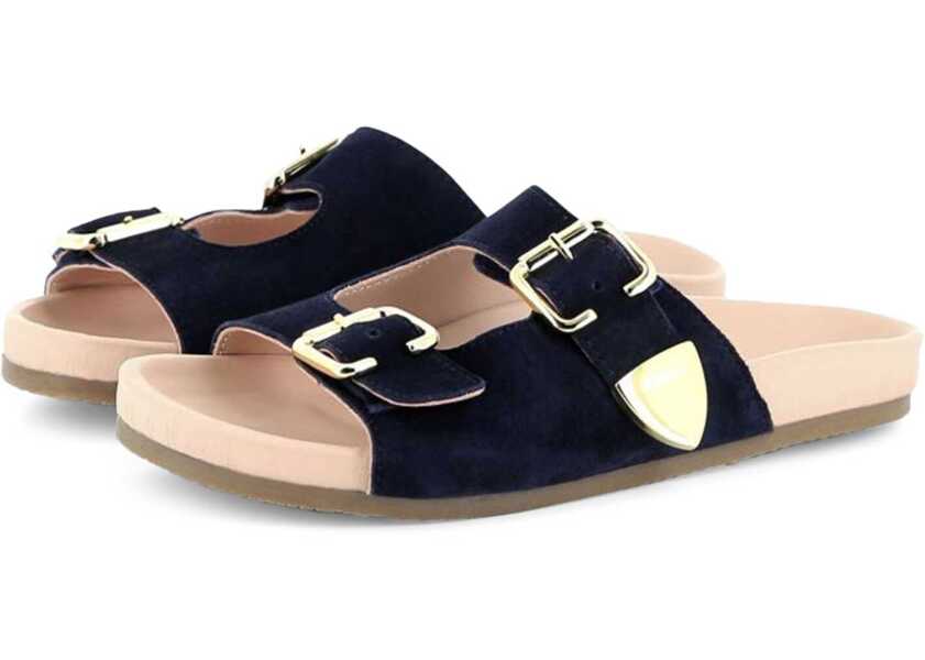 Sandale fara toc Chloe Sandals BLUE Fete (BM 18168283) 3