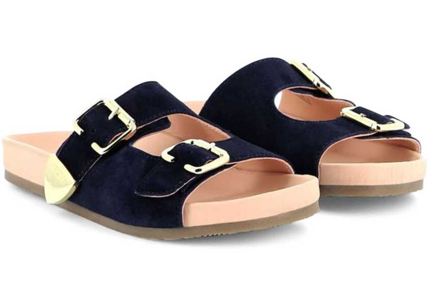 Sandale fara toc Chloe Sandals BLUE Fete (BM 18168283) 1