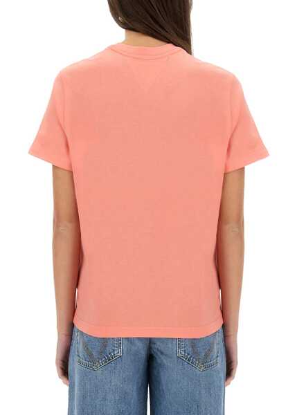 Tricouri Bottega Veneta Jersey T-Shirt PINK Femei (BM 18168379) 3