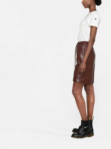 Tricouri Moncler T-Shirt With Logo WHITE Femei (BM 18168619) 4