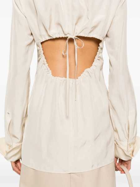 Bluze SPORTMAX Shirt Theory12 BEIGE Femei (BM 18168643) 5