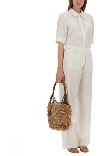 Pantaloni casual Baum und Pferdgarten Pants Nibal WHITE Femei (BM 18168820) 2