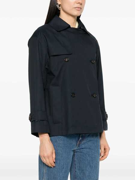 Trenciuri Max Mara Trench Zeno BLUE Femei (BM 18168904) 3