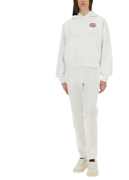 Bluze de trening Gucci Cotton Sweatshirt With Embroidery WHITE Femei (BM 18168931) 2
