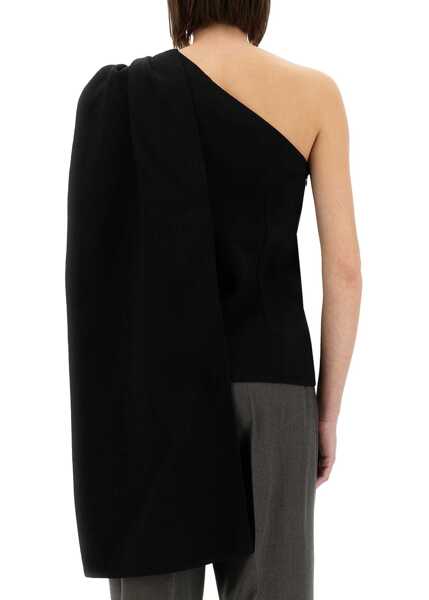 Bluze Bottega Veneta Crepe Tops. BLACK Femei (BM 18168949) 3