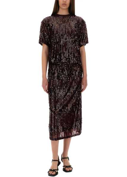 Fuste casual Baum und Pferdgarten Midi Skirt Jaino BORDEAUX Femei (BM 18168952) 2