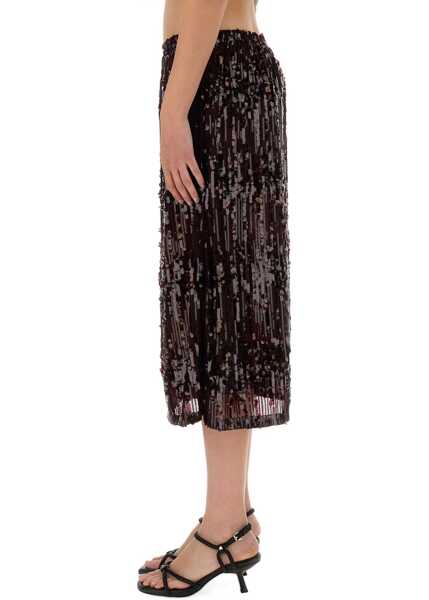 Fuste casual Baum und Pferdgarten Midi Skirt Jaino BORDEAUX Femei (BM 18168952) 4