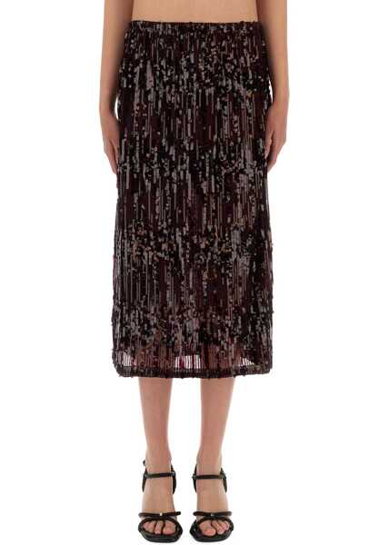 Fuste casual Baum und Pferdgarten Midi Skirt Jaino BORDEAUX Femei (BM 18168952) 1