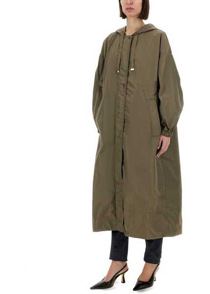 Geci Parka Max Mara Long Parka Theodore GREEN Femei (BM 18168970) 4