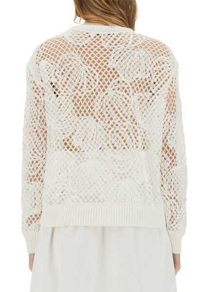 Bluze Max Mara Mesh Top Farea WHITE Femei (BM 18168994) 3