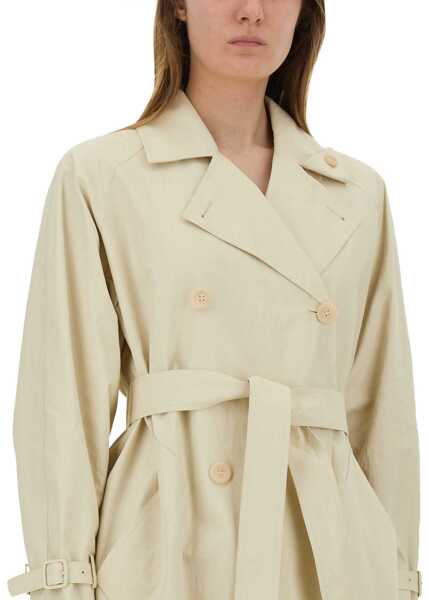 Paltoane Max Mara Double-Breasted Trench Coat Ronco BEIGE Femei (BM 18169096) 2