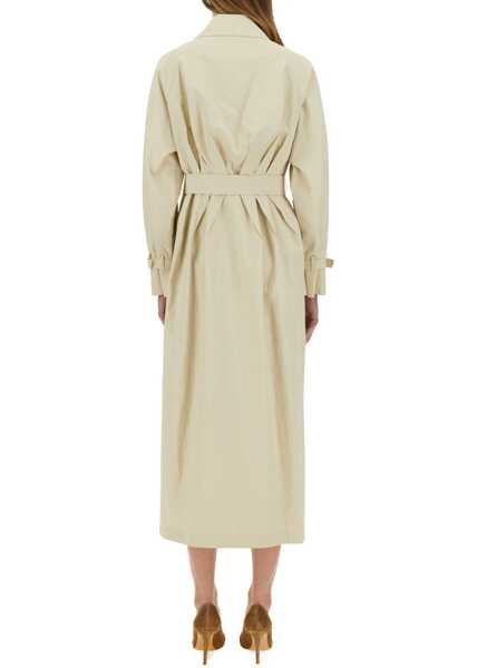 Paltoane Max Mara Double-Breasted Trench Coat Ronco BEIGE Femei (BM 18169096) 3