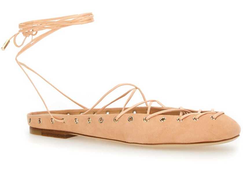 Balerini Chloe Ballerina Ghillies PINK Femei (BM 18169117) 3