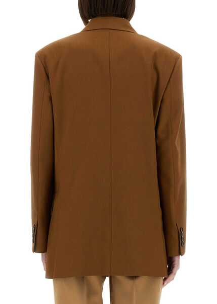 Sacouri Max Mara Wool Blend Double-Breasted Jacket BROWN Femei (BM 18169174) 3