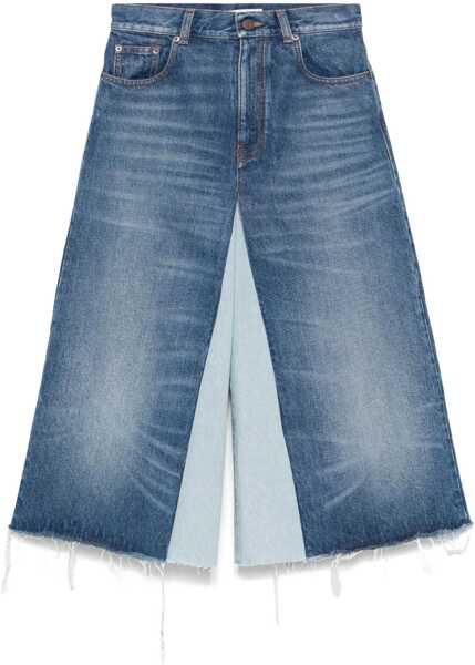 Pantaloni scurti Chloe Patchwork Denim Bermuda Shorts DENIM Femei (BM 18169222) 1