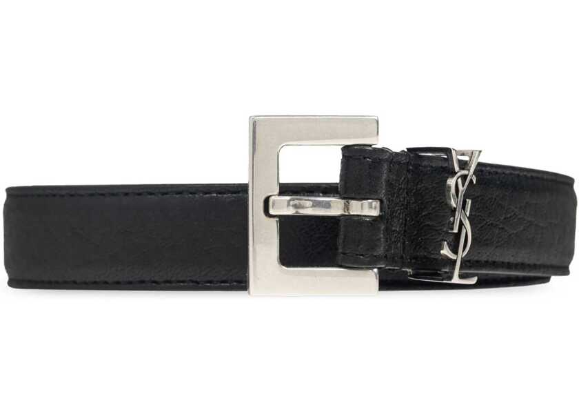 Curele Saint Laurent Cintura Cassandre Sottile BLACK Barbati (BM 18169282) 1