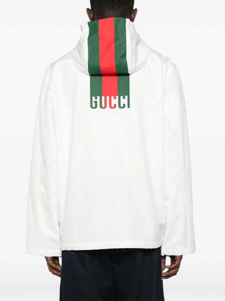 Bluze de trening Gucci Zipper Sweatshirt Web WHITE Barbati (BM 18169285) 4