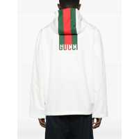 Imbracaminte Gucci pentru Barbati - Bluze de trening Gucci Zipper Sweatshirt Web WHITE Barbati (BM 18169285) - B-mall.ro