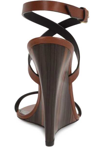 Sandale cu platforma Saint Laurent Sandal Gippy 110 Popsi BROWN Femei (BM 18169333) 3