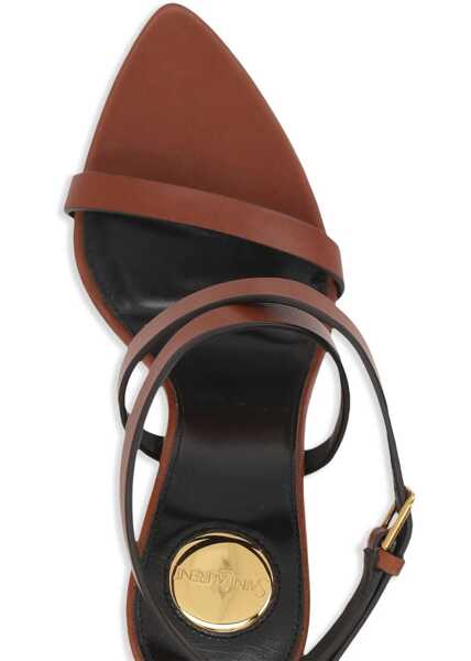 Sandale cu platforma Saint Laurent Sandal Gippy 110 Popsi BROWN Femei (BM 18169333) 4