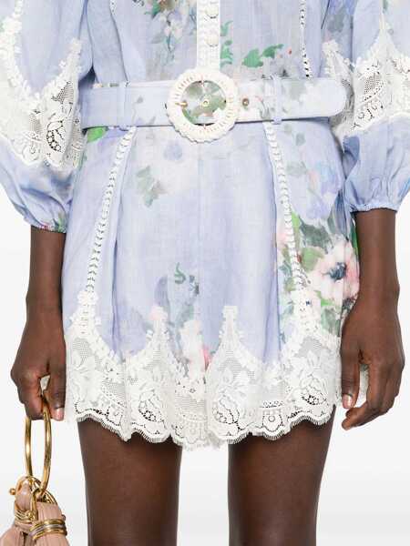 Pantaloni scurti ZIMMERMANN Short Everley MULTICOLOUR Femei (BM 18169447) 5