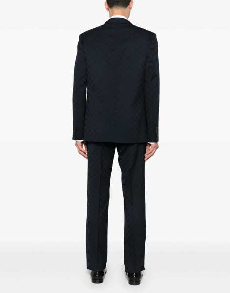 Costume Gucci Jacquard Dress BLUE Barbati (BM 18169456) 3