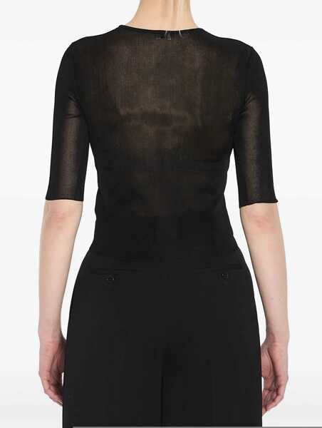 Bluze Saint Laurent Top Cassandras BLACK Femei (BM 18169633) 3