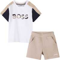 Tricouri T-Shirt Set With Bermuda Shorts Baieti