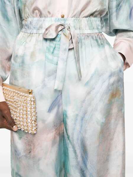 Pantaloni casual ZIMMERMANN Pants Illuminate MULTICOLOUR Femei (BM 18169798) 5