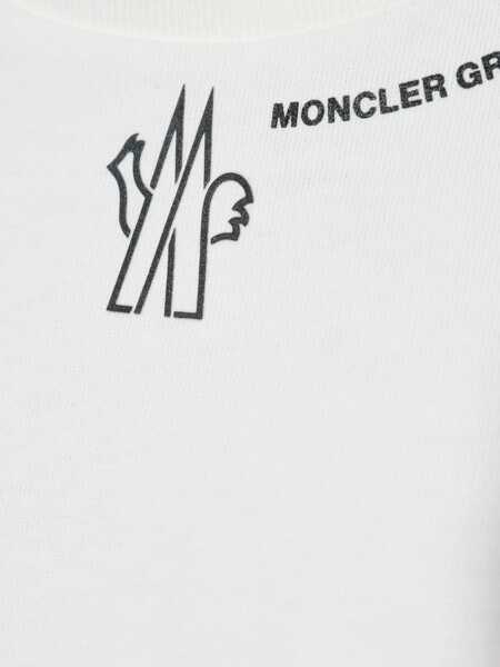 Tricouri Moncler Grenoble T-Shirt With Logo WHITE Barbati (BM 18169831) 4