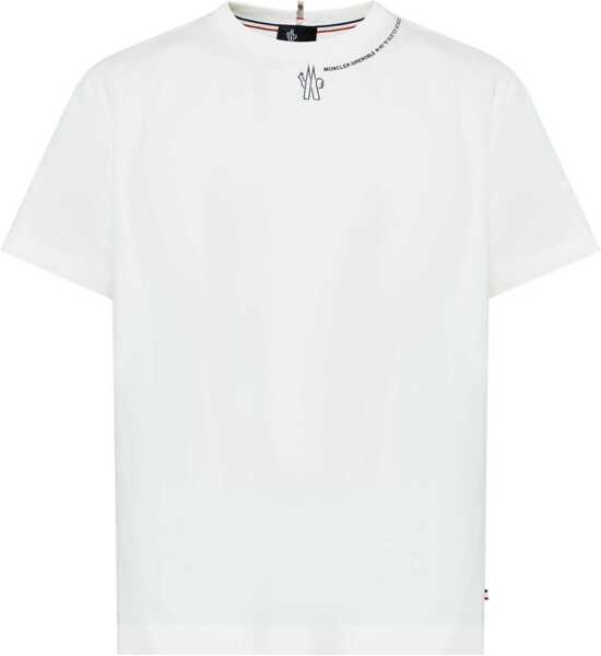 Tricouri Moncler Grenoble T-Shirt With Logo WHITE Barbati (BM 18169831) 1