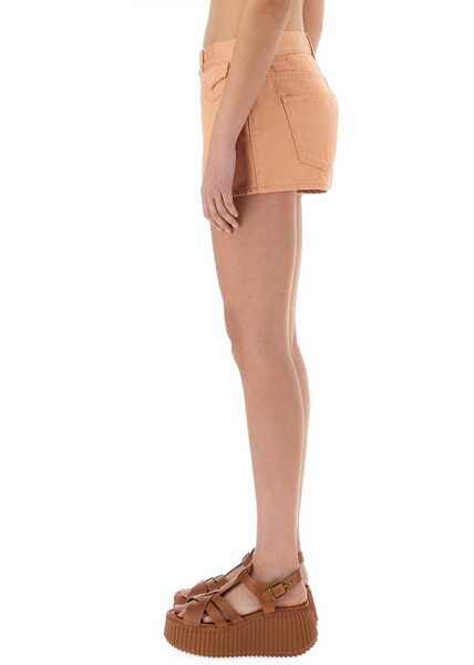 Pantaloni scurti Chloe Cotton Shorts PINK Femei (BM 18169936) 4