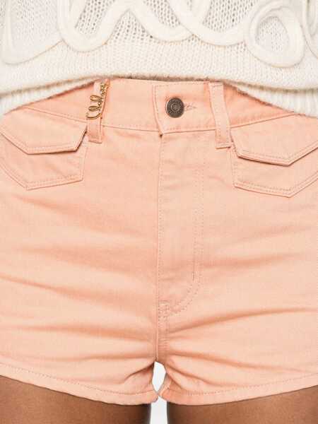 Pantaloni scurti Chloe Cotton Shorts PINK Femei (BM 18169936) 5