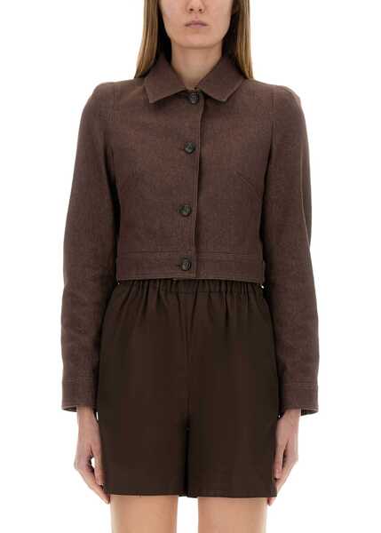 Sacouri office Max Mara Carp Jacket Cotton BROWN Femei (BM 18169948) 1