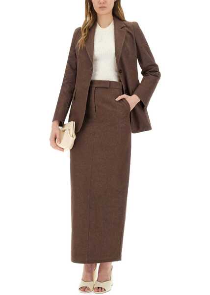 Fuste casual Max Mara Long Skirt Pianosa BROWN Femei (BM 18169972) 2