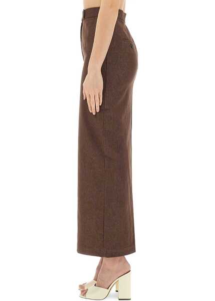 Fuste casual Max Mara Long Skirt Pianosa BROWN Femei (BM 18169972) 4