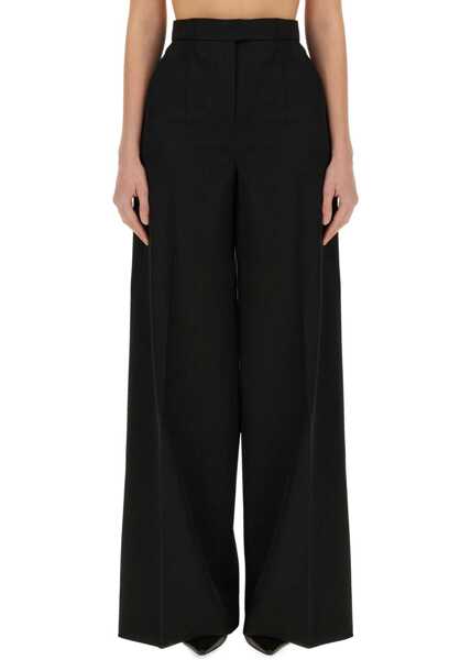 Pantaloni casual Max Mara Pants Nymph BLACK Femei (BM 18169999) 1