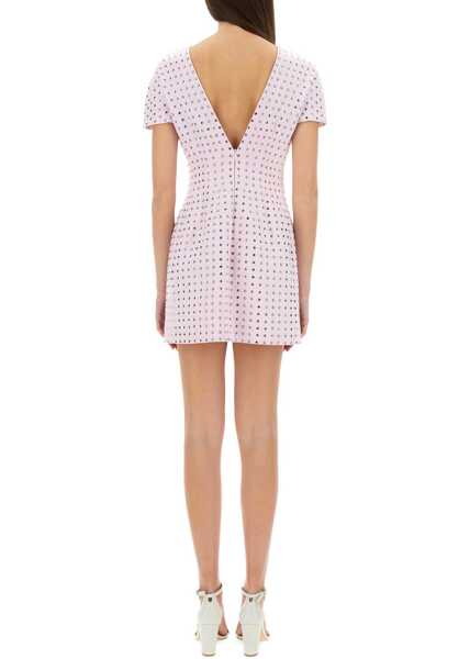 Rochii casual SPORTMAX Mini Dress With Rhinestones PINK Femei (BM 18170032) 3