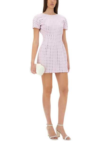 Rochii casual SPORTMAX Mini Dress With Rhinestones PINK Femei (BM 18170032) 4