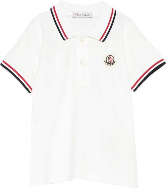 Tricouri Polo Moncler Polo WHITE Baieti (BM 18170047) 1
