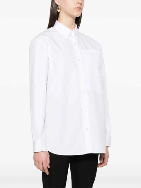 Bluze Gucci Cotton Poplin Shirt WHITE Femei (BM 18170131) 3