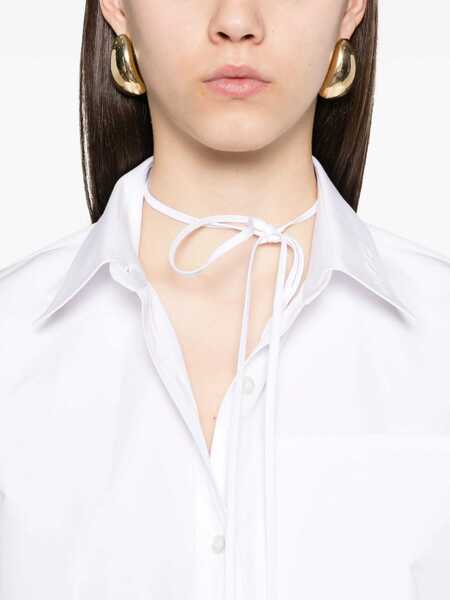 Bluze Gucci Cotton Poplin Shirt WHITE Femei (BM 18170131) 5