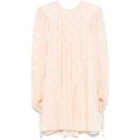 Rochii casual Silk Shirred Mini Dress Femei