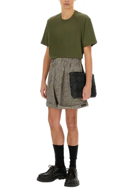 Tricouri Bottega Veneta T-Shirt With Embroidery GREEN Barbati (BM 18170347) 2