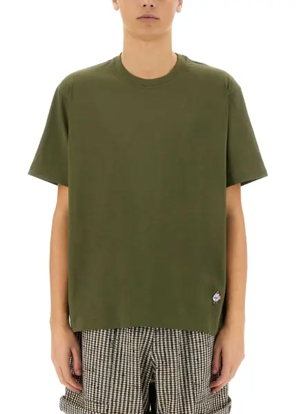 Tricouri Bottega Veneta T-Shirt With Embroidery GREEN Barbati (BM 18170347) 1