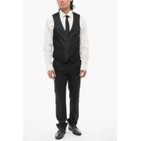 Veste pentru Barbati - Veste costum CORNELIANI Silk Satin Vest With Five Buttons Black Barbati (BM 18171283) - B-mall.ro
