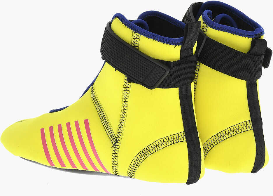 Sneakers DSQUARED2 Neoprene Wave Sneakers Padding Yellow Femei (BM 18171286) 2