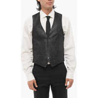 Veste costum Tabby Vest With Geometric Motif Barbati